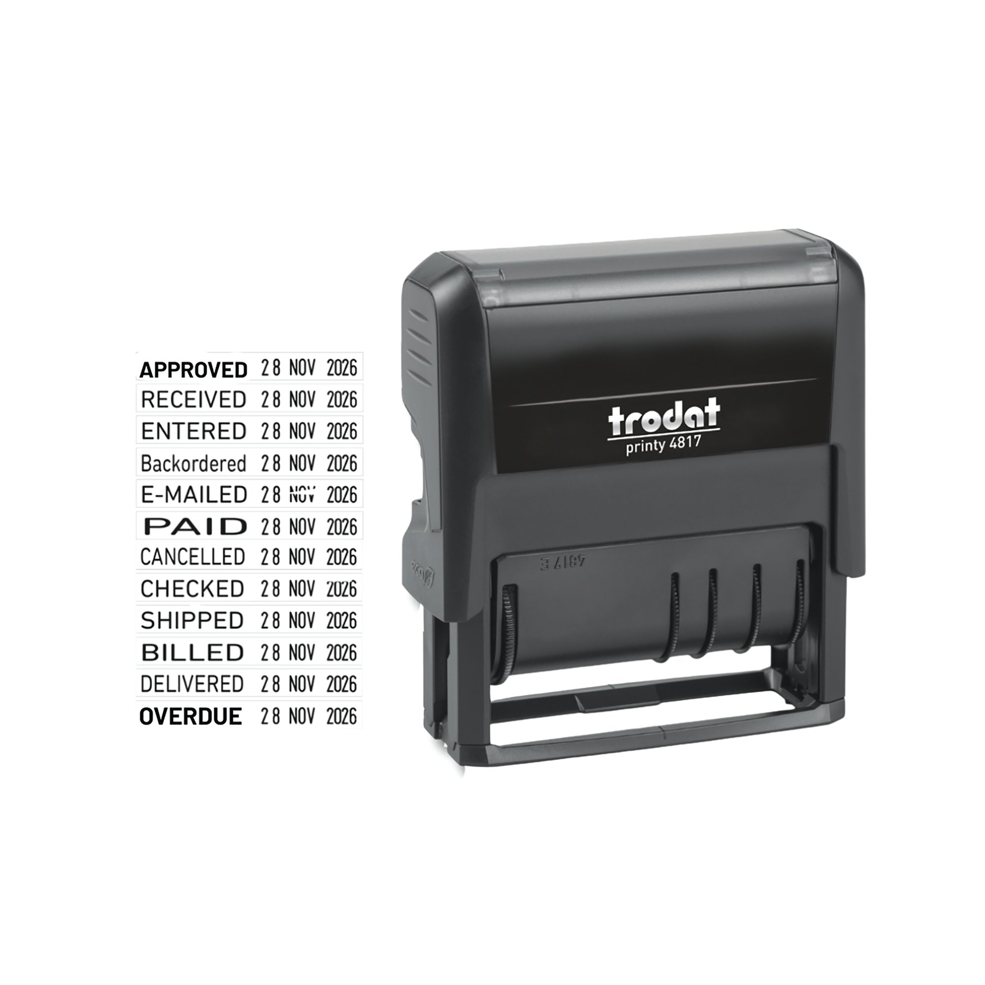 Trodat Printy 4817 Dater Phrase Stamp 216990