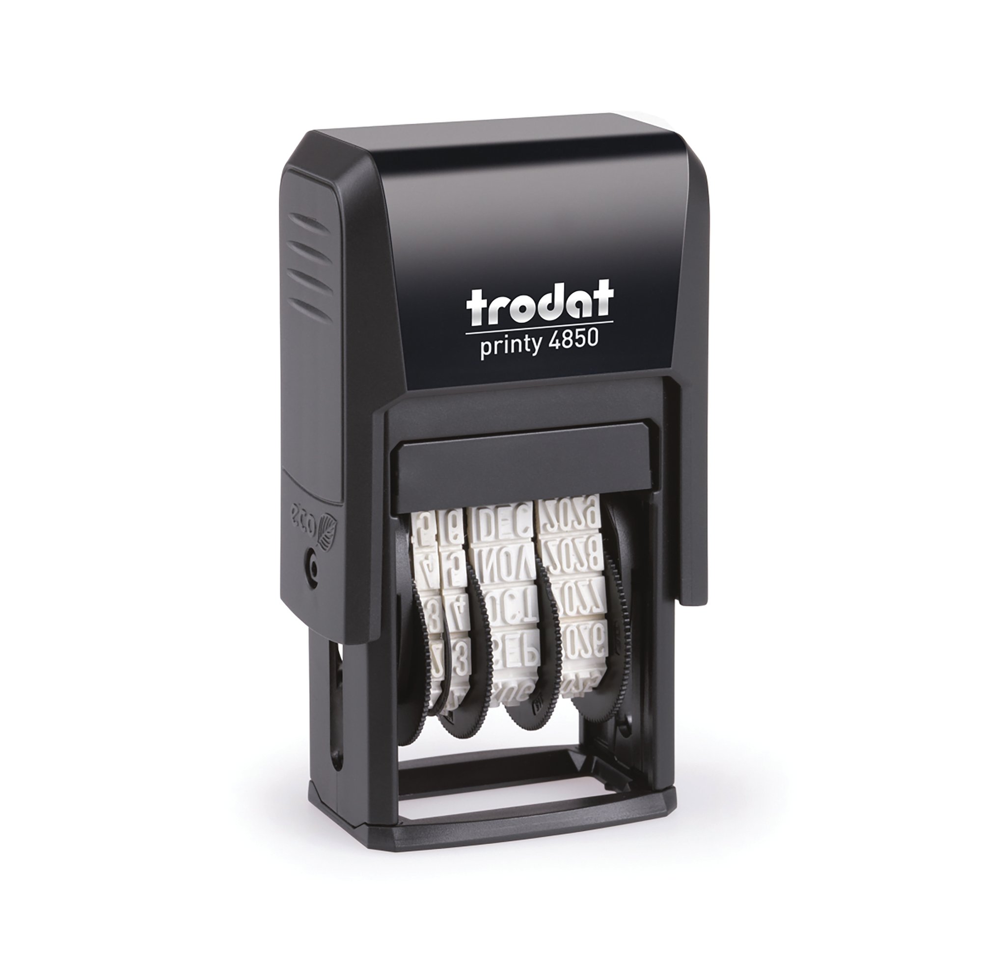 Trodat Printy 4850L2 Mini Dater Stamp Paid + 3.8mm Date 76373