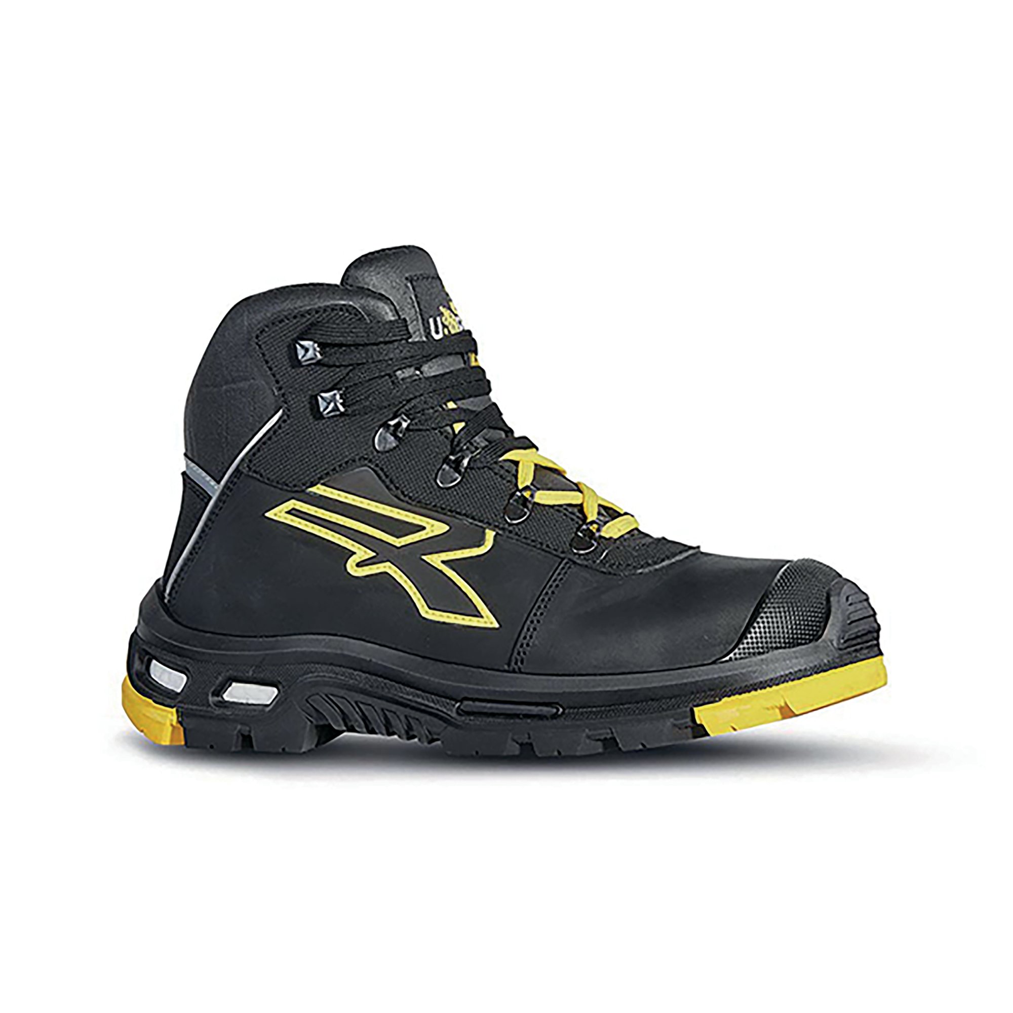 U.Power Cosmo Safety S3 Aluminium Toe Cap Leather Upper Boot 1Pr Black 5 UPRL1052405