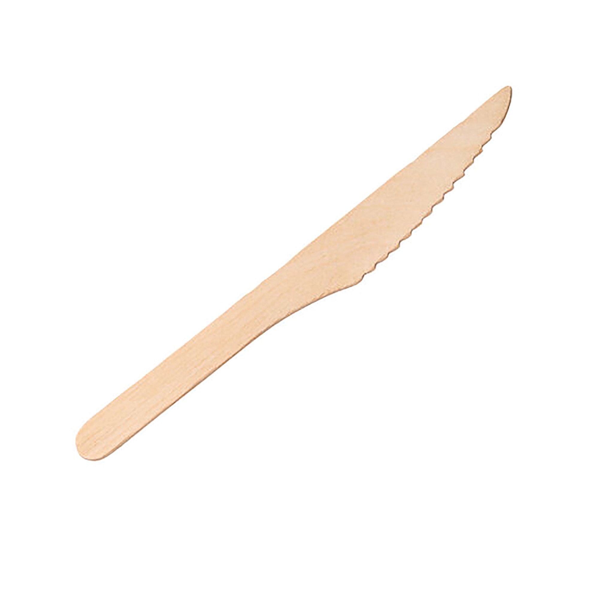 Economy Disposable Birch Wood Knife 16cm (Pack of 100) F90220-0