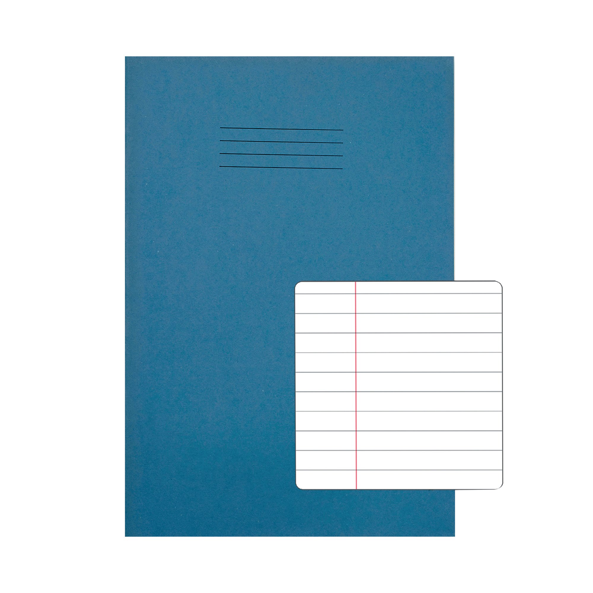 Rhino Exercise Book A4+ 8mm Ruled Light Blue (Pack of 50) VC50445