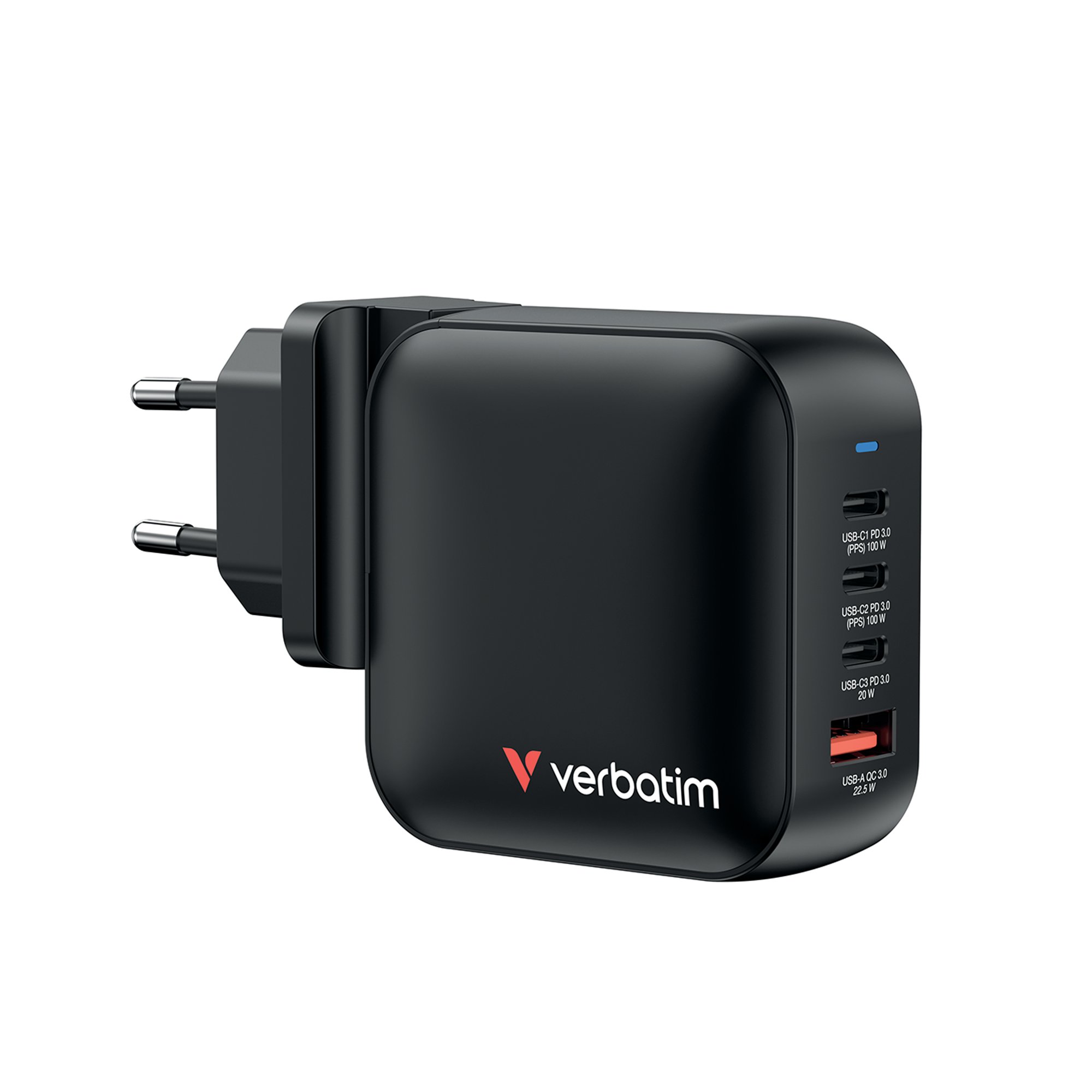 Verbatim Mini GaN Wall Charger 100W 4 Port 32231