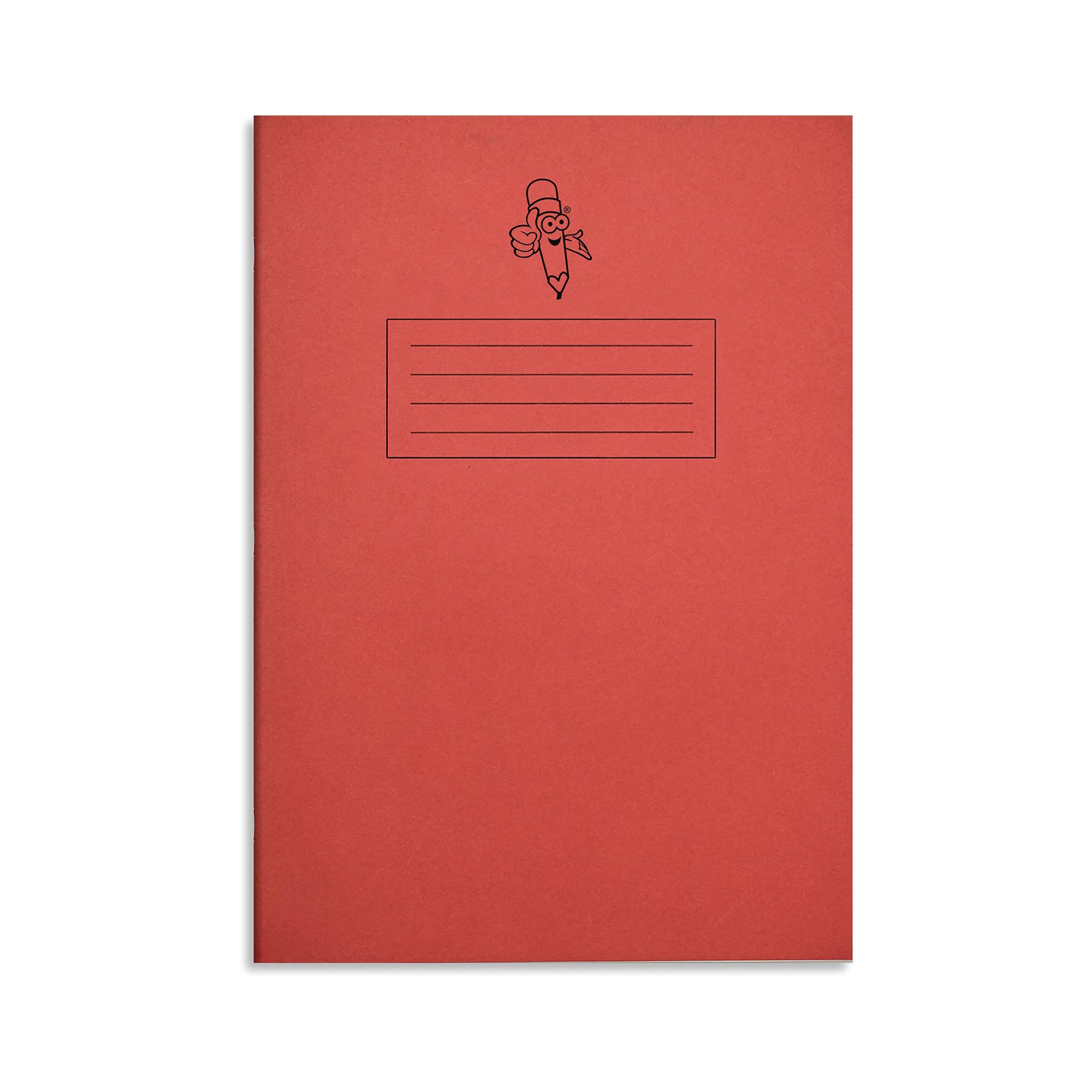 Morrells Handwriting Exercise Book Wide Line A4 Red Pack of 50 MHWLR-8