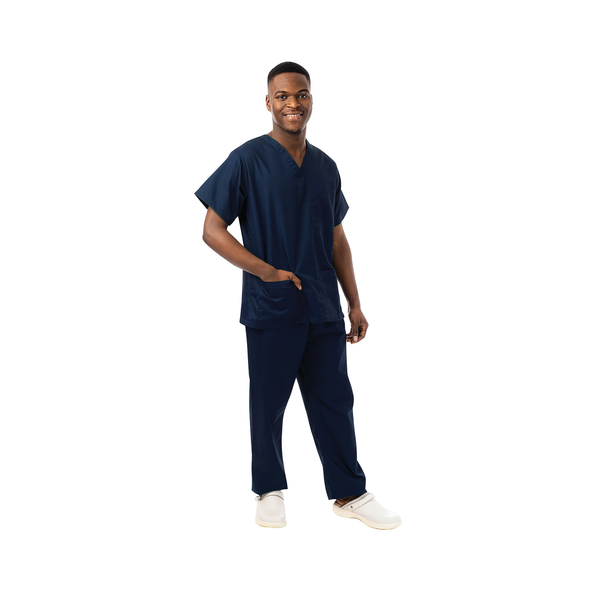 Unisex Smart Scrub V-Neck Top Navy S 434NPH/NAVY/S