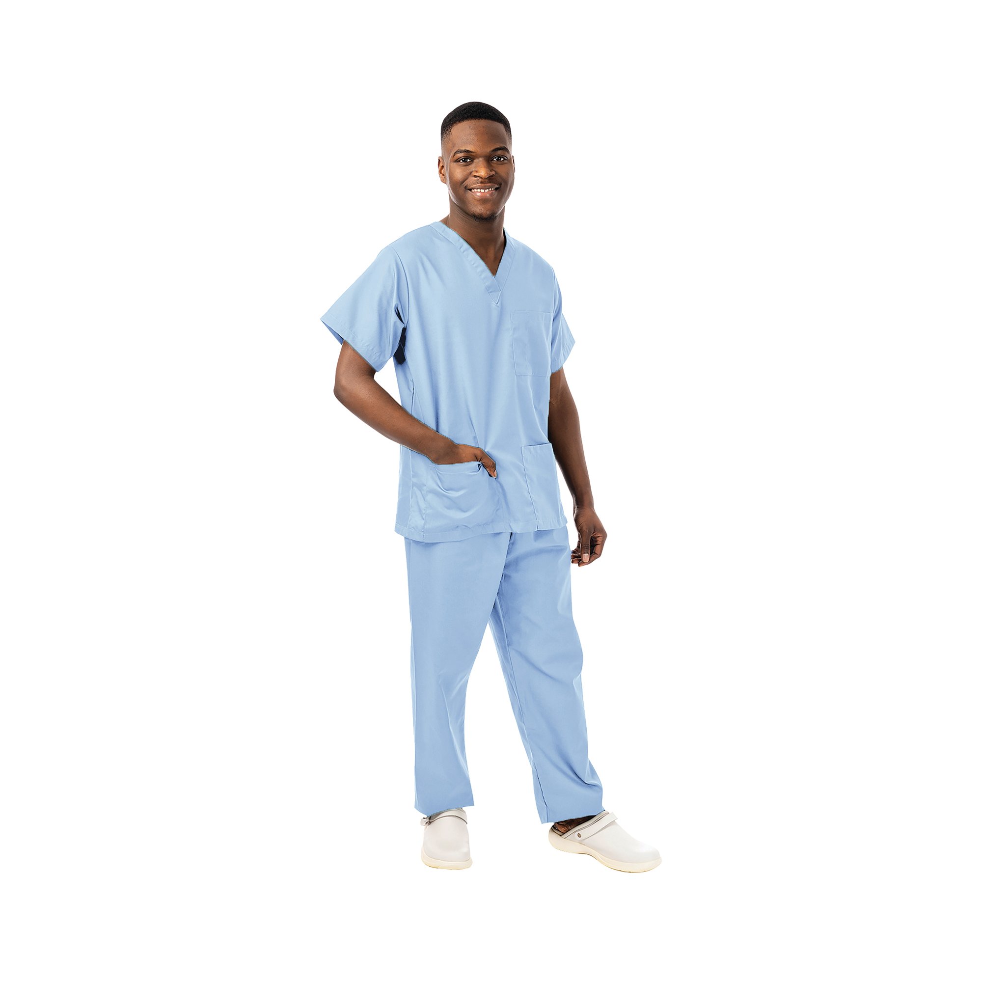 Unisex Smart Scrub V-Neck Top Sky Blue 3XL 434NPH/SKYY/3XL
