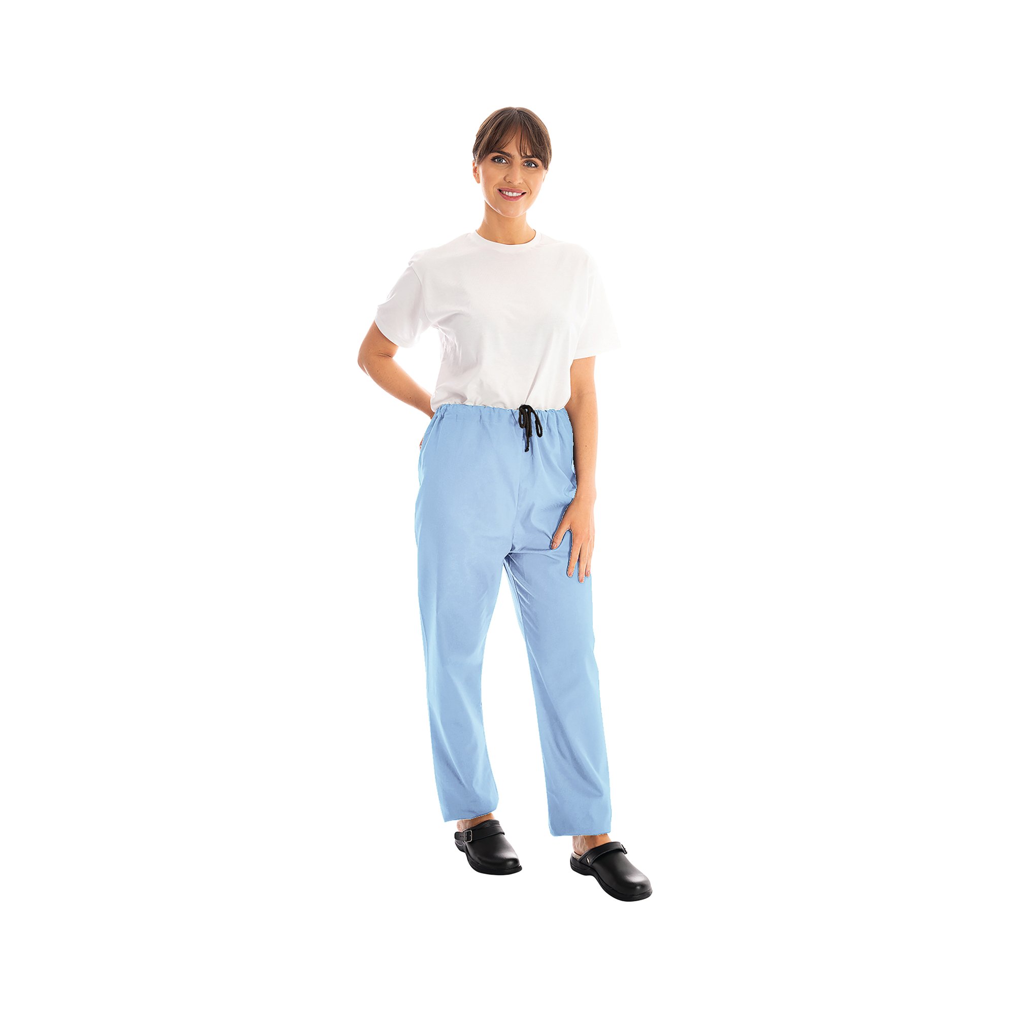 Unisex Smart Scrub Trouser Sky Blue L 434TR/SKYY/L