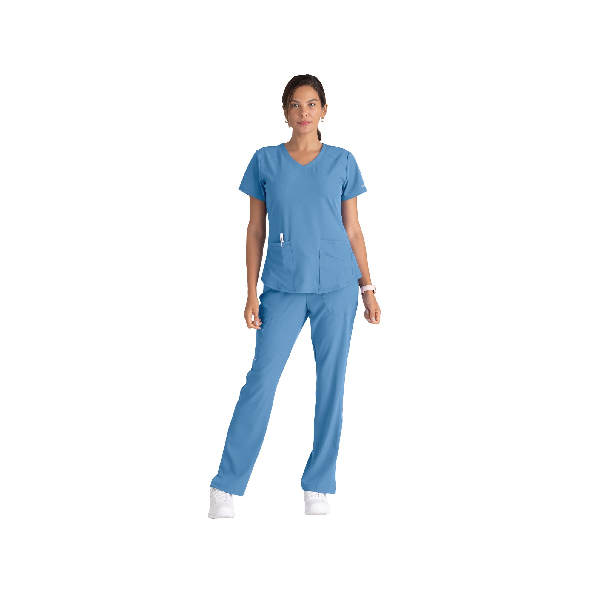 Skechers Breeze Women's Scrub Top Ceil Blue 5XL SK101 SK101/CEIL/5XL