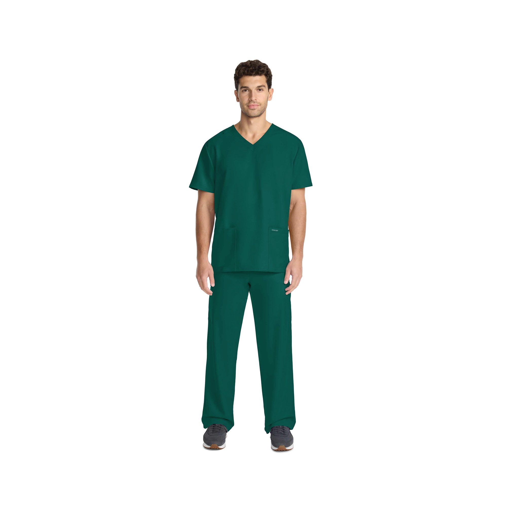 Cherokee Originals Ultra V-Neck Scrub Top HGrn 3XL C CKE00014AHUNT3XL