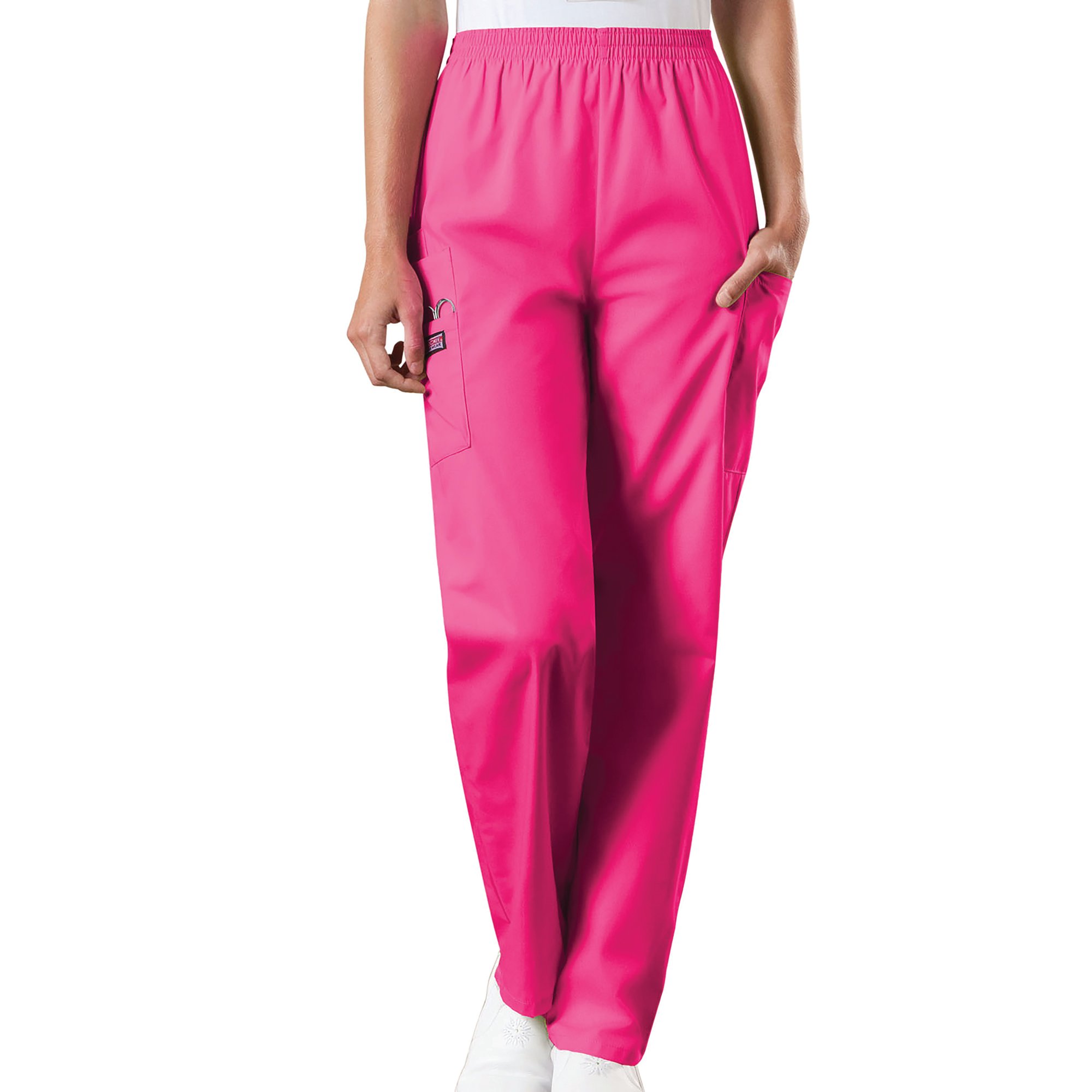 Cherokee Elasticated Scrub Trouser Shock Pink 5XL CH4200/SHPK/5XL