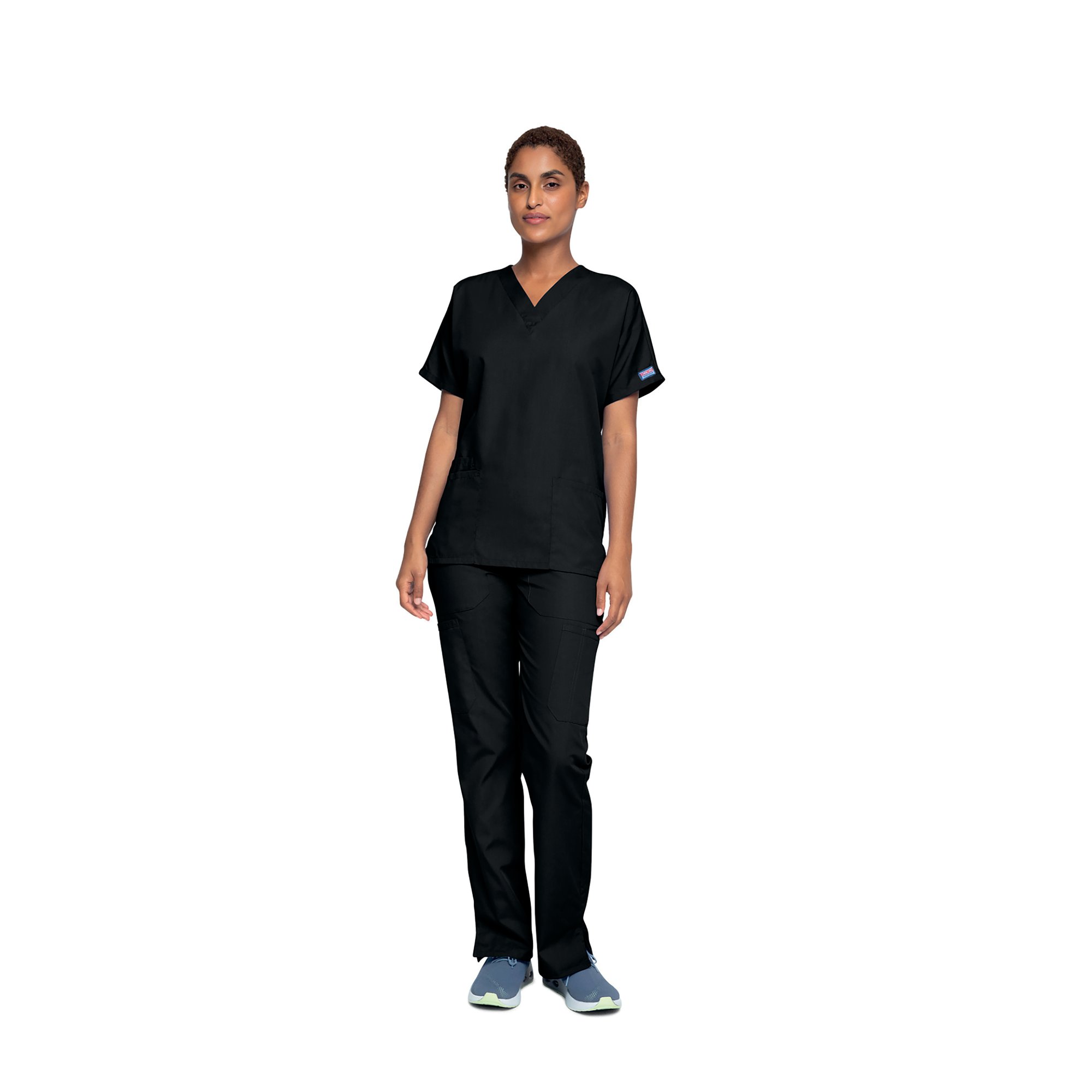 Cherokee Unisex Scrub Top Black L CH4700/BLAC/L