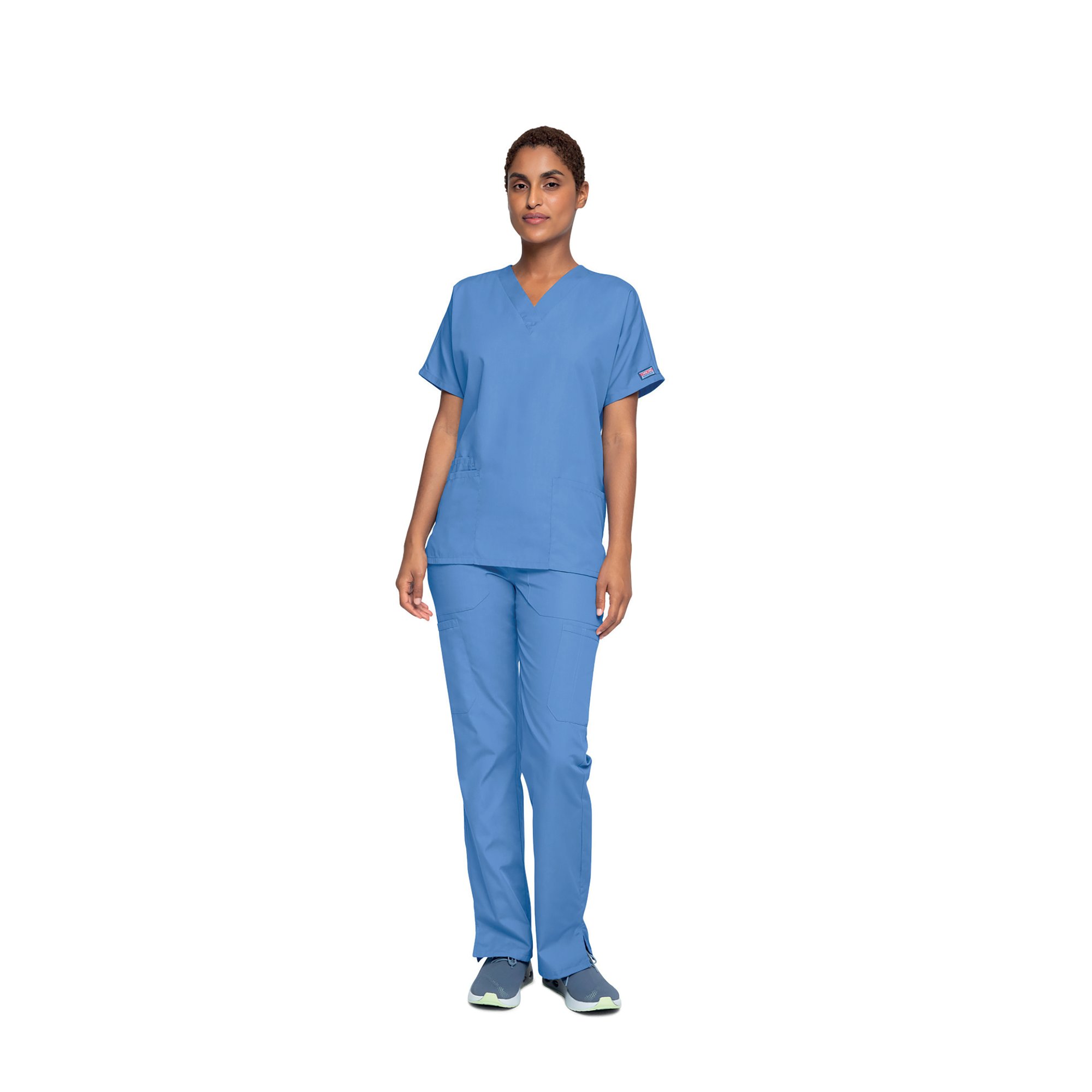 Cherokee Unisex Scrub Top Ceil Blue 2XS CH4700/Ceil Blue/XXS