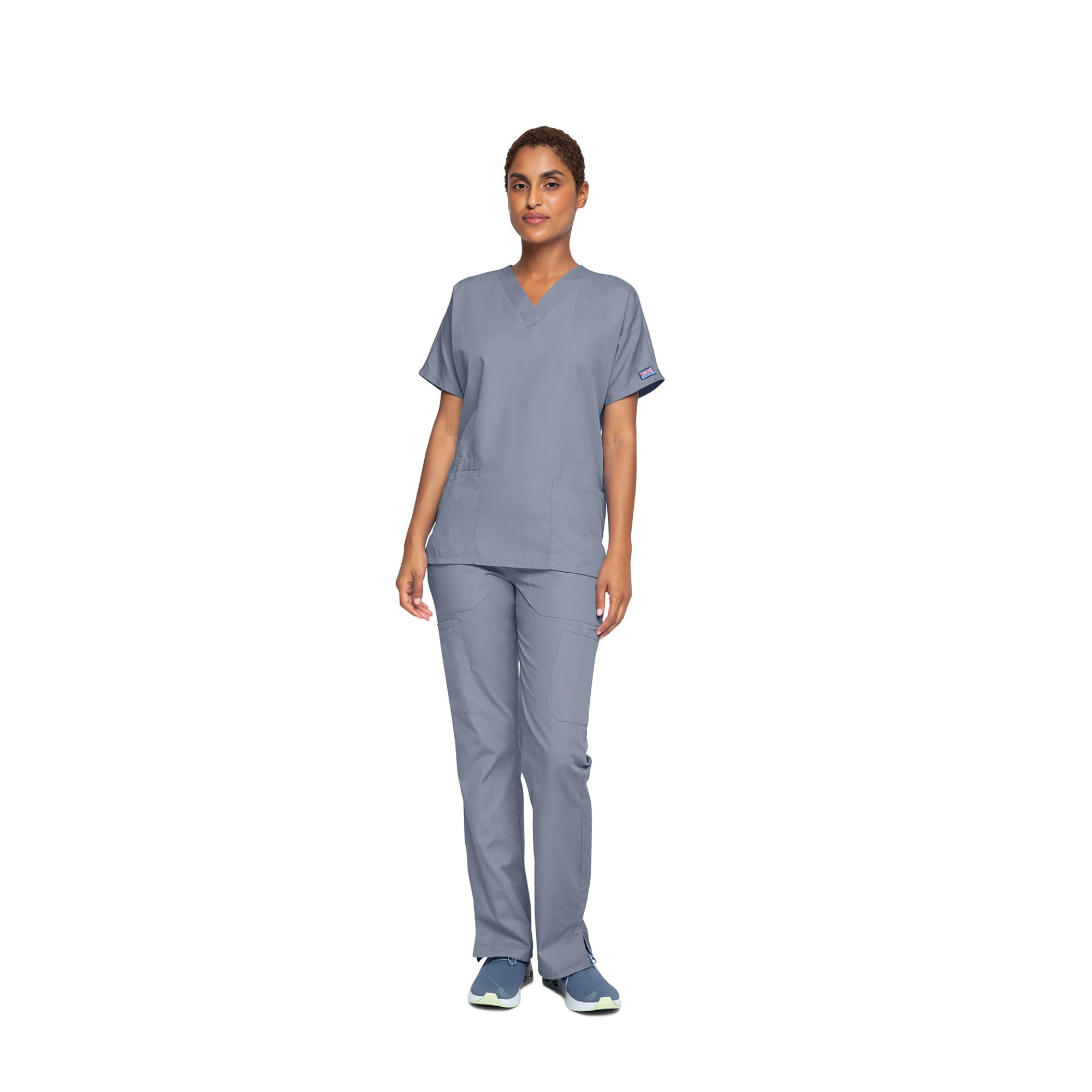 Cherokee Unisex Scrub Top Grey S CH4700/GREY/S