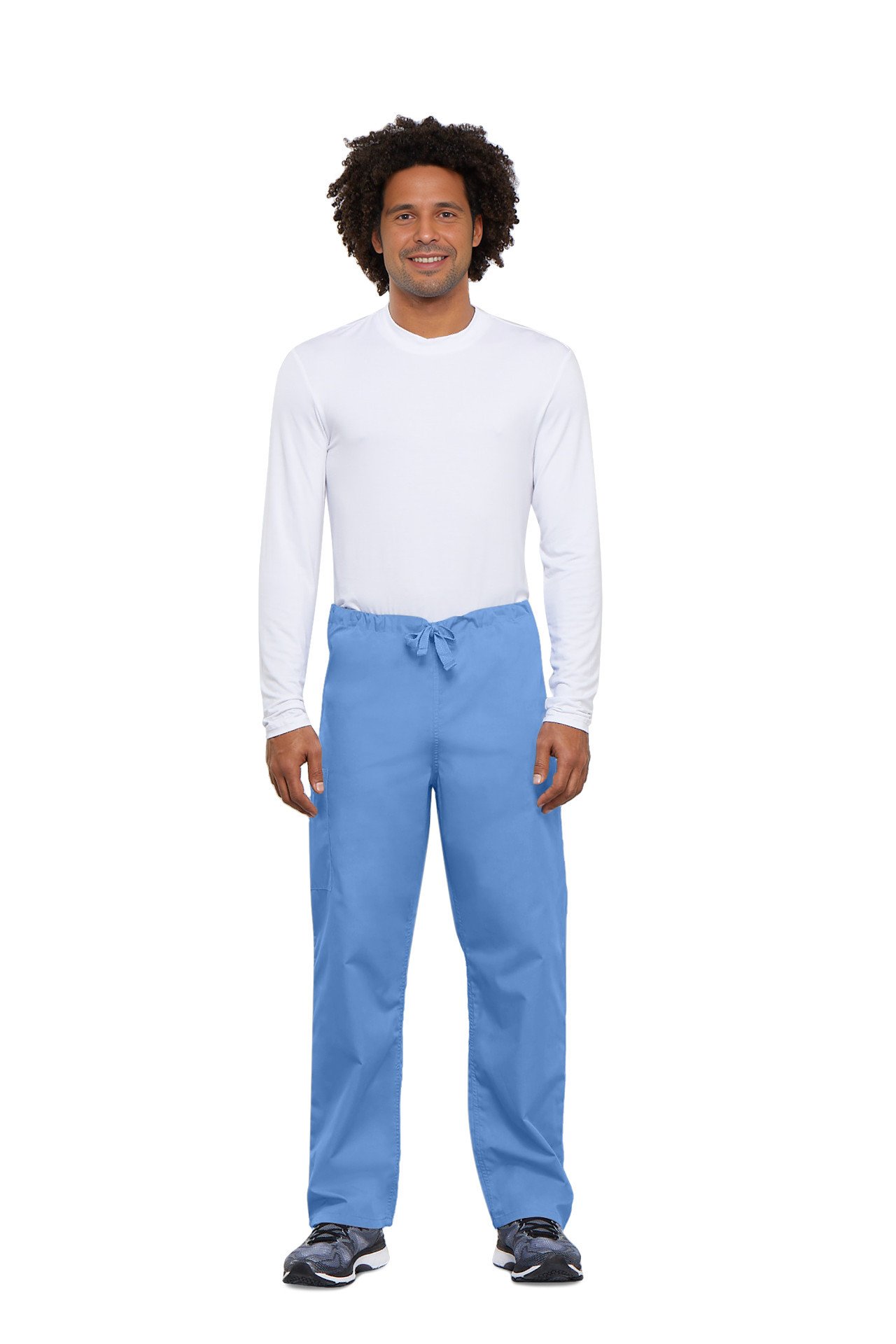 Cherokee Drawstring Scrub Trouser Short Ceil Blue 2XL CH4100S/CEIL/2XL