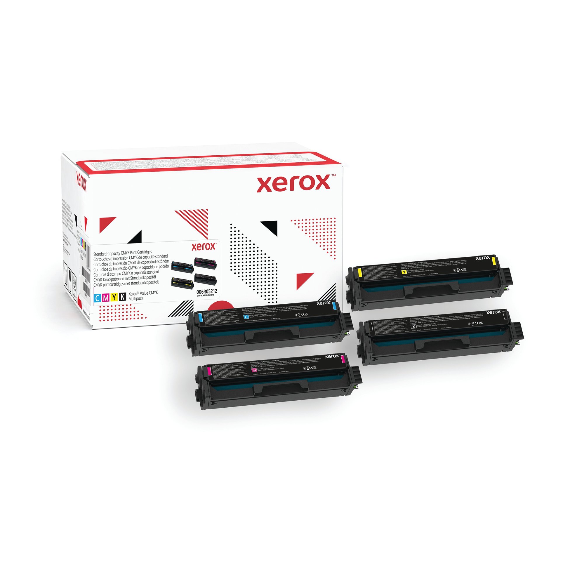 Xerox C230/C235 Toner Cartridge High Yield CMYK Multipack 006R05212