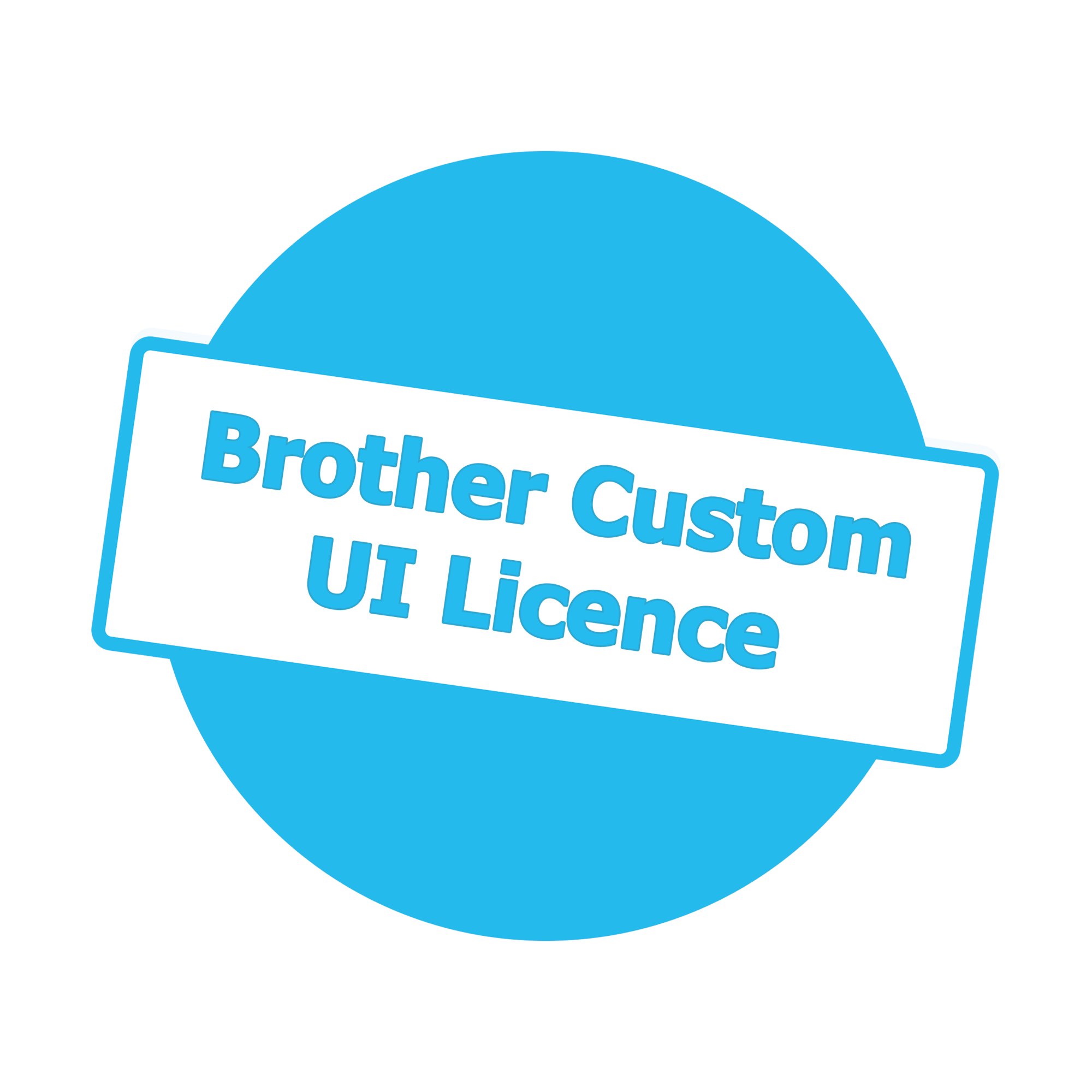 Brother Custom UI Licence ZBR8LS33CUI