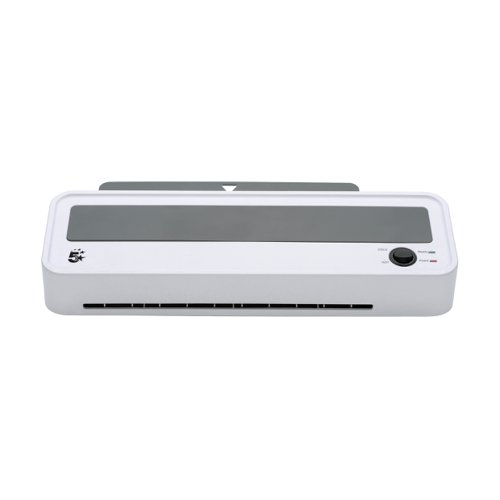 The 5 Star Office Professional Hot and Cold A4 Laminator, provides you with an economic option for your regular office laminating requirements. This machine will laminate up to A4 size and in pouches up to 125 micron. The machine warms up in just 1 and a half minutes, meaning only the shortest of waits to start your laminating. In addition to heat sealing, there is also the functionality to cold seal those documents which may be heat sensitive.