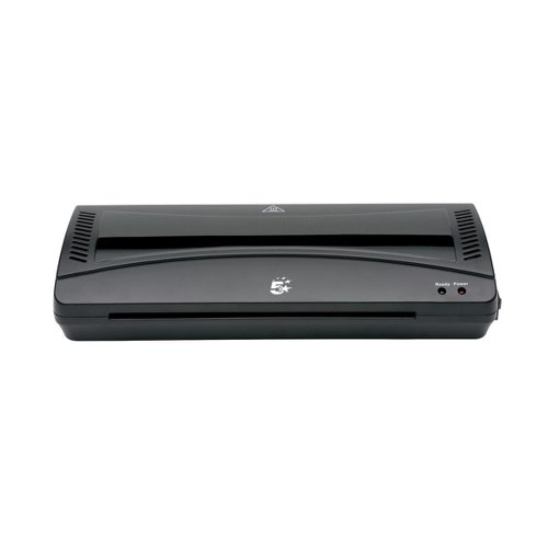 This 5 Star Office A4 Laminator, is an economic choice for your laminating requirements either at home or in a small office with moderate usage. You can laminate up to A4 size and using pouches up to 100 micron. This machine will be ready to go in 5-6 minutes helping provide laminated protection to your documents. In addition to heat sealing, with this laminator there is also the functionality to cold seal those documents which may be heat sensitive.