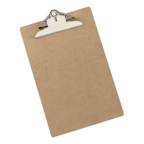 5 Star Office Clipboard Rigid Hardboard for Foolscap and A4