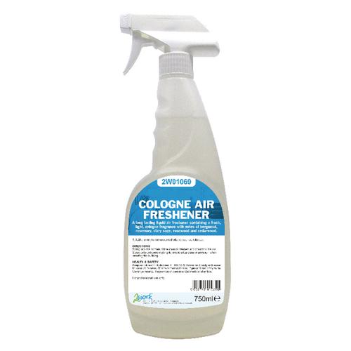 2Work Air Freshener Trigger Spray Cologne 750ml 2W01069