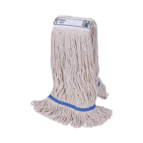 2Work PY Kentucky Mop 340g Blue (Pack of 5) 103221BL 2W02471 Buy online at Office 5Star or contact us Tel 01594 810081 for assistance