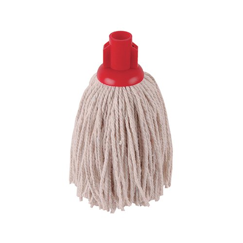 2Work PY Smooth Socket Mop 12oz Red (Pack of 10) 2W04301 2W04301 Buy online at Office 5Star or contact us Tel 01594 810081 for assistance
