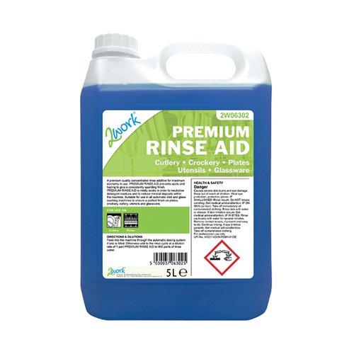 2Work Premium Rinse Aid 5 Litre 2W06302 2W06302 Buy online at Office 5Star or contact us Tel 01594 810081 for assistance
