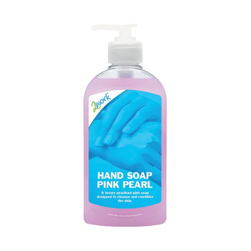 2Work Hand Soap 300ml Pink Pearl Pack 6 402