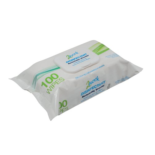 2Work Disinfectant Viricidal Hand And Surface Wipes (Pack of 100) 2W07385