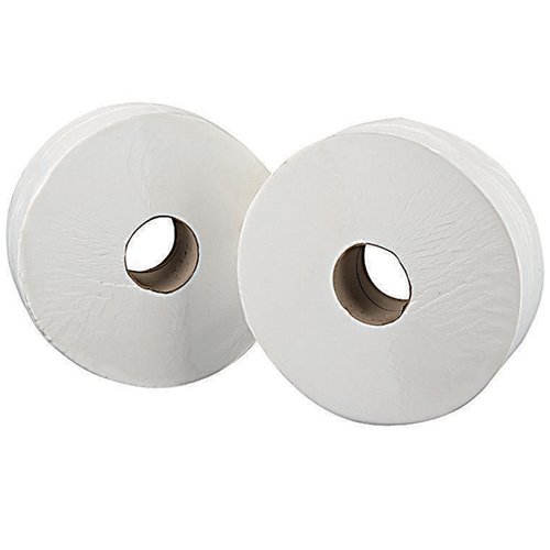 2Work大号卫生纸2层白色92mmx410m芯76mm(每包6个)2W70203