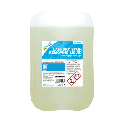 2Work Laundry Stain Removing Liquid 20 Litre 210