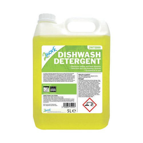 2Work Dishwasher Detergent Anti-Corrosive 5 Litre 314