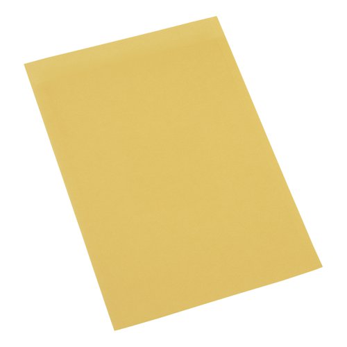 5 Star Office Square Cut Folder Recycled 180gsm Foolscap Yellow (Pack of 100)