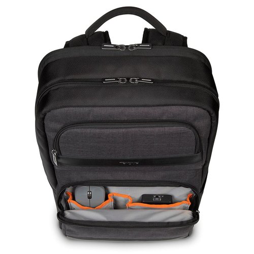 Targus CitySmart 15.6 Inch Notebook Backpack 153x305x470mm Black/Grey TSB912EU