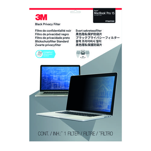 3M Privacy Filter for Apple Macbook Pro 15in 2016 Model PFNAP008