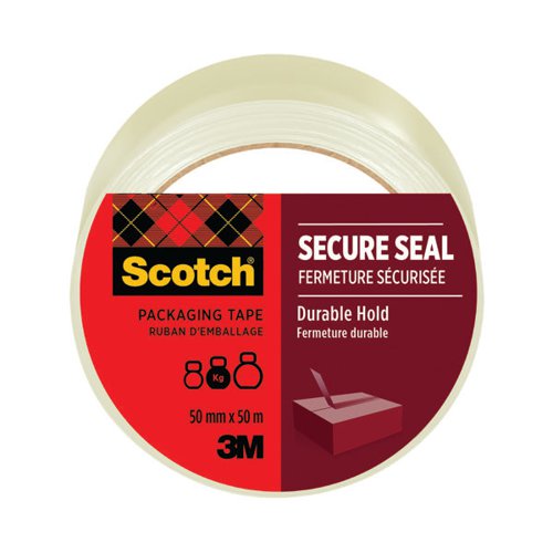 Scotch Packaging Tape Heavy 50mmx50m Clear HV.5050.S.B 3M01274 Buy online at Office 5Star or contact us Tel 01594 810081 for assistance