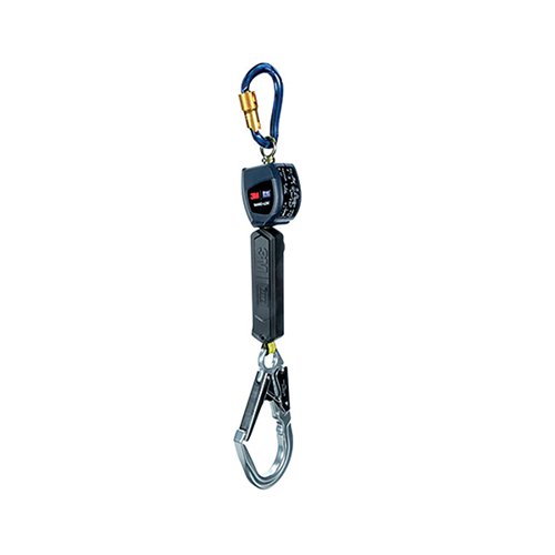 3M DBI-SALA Nano-Lok Personal Self Retracting Lifeline, 3101208 is made from 19 mm (3/4) Dyneema fibre and polyester web. Our 1.8 m single-leg lifeline has an aluminium rebar hook end, a quick connector for harness mounting and a smart-activating brake system. Extremely compact and lightweight single-leg personal self-retracting lifeline designed for working at height, Smart activating brake system provides fall clearance as low as 1.2 m (4 ft.) - up to 4 m (13 ft.) less than lanyards, Lightweight speed connect system reduces connect and disconnect time by up to 60%, Durable nitrile rubber energy absorber cover designed to last 4 times longer than previous version, Reduced energy absorber size is more user friendly and convenient compared to previous version, 19 mm (3/4) Dyneema fibre and polyester web lifeline, AAF (Average Arrest Force) 400 daN and MAF (Maximum Arrest Force) 600 daN, Equipped with 3M Connected Safety ID (CSID), a pre-programed RFID tag that makes it easier to track and manage equipment using the 3M Inspection and Asset Management System (system available by subscription), Weight capacity: Single User - 140kg EN360:2002.