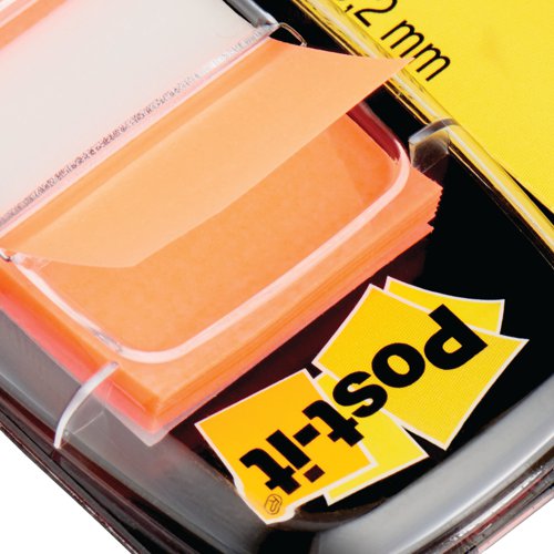 Post-it Index Tabs 25mm Orange (Pack of 600) 680-4 | 3M06264 | 3M