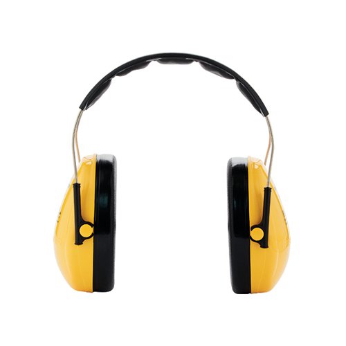 3M Peltor Optime Comfort Headband Ear Defenders Yellow/Black H510A