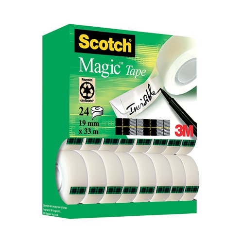 Scotch Magic Tape 810 Tower Pack 19mm x 33m (Pack of 24) XA004815701