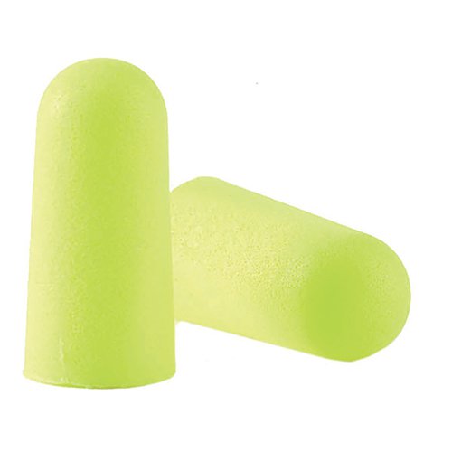 E-A-Rsoft is made from a slow expanding, environmentally friendly, polyurethane foam material. We have successfully developed an Earplug that provides evenly distributed pressure, giving flexibility, a good seal with optimum comfort. E A Rsoft Yellow Neons are also available with a blue vinyl connecting Cord, for use in food manufacture and food process industries. Attenuation: SNR 36dB, H34dB, M34dB, L31d.