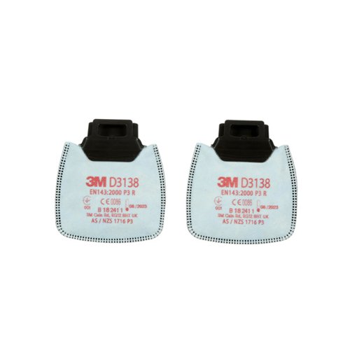 3M D3138 Secure Click P3 R Filter (Pack of 20)
