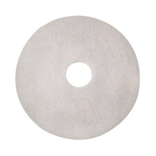 3M Polishing Floor Pad 430mm White (Pack of 5) 2NDWH17