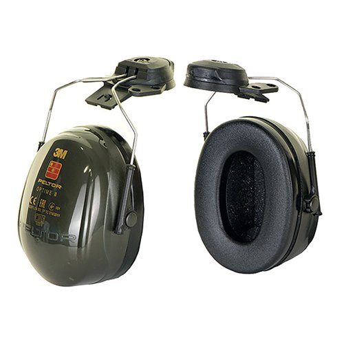 3M Peltor Optime 2 Helmet Attachment Green