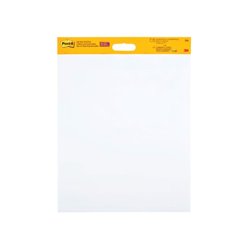 3M52794 | These refill pads are designed for use with the Post-it Table Top Easel with Dry Erase Surface; a versatile and portable solution to meetings, presentations and brainstorming in the office. Each refill pad contains 20 sheets of high quality, bleed resistant, bright white paper measuring W500 x H580mm. The sheets are self-stick and will adhere to most surfaces for versatile use. This pack contains 2 refill pads.