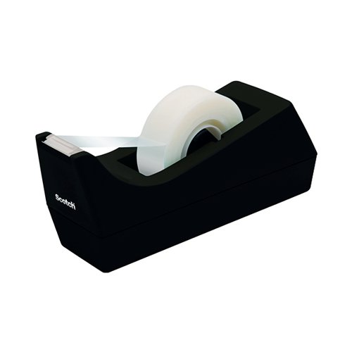 Scotch Non-Slip Desktop Tape Dispenser Black Plastic C38 3M66104 Buy online at Office 5Star or contact us Tel 01594 810081 for assistance