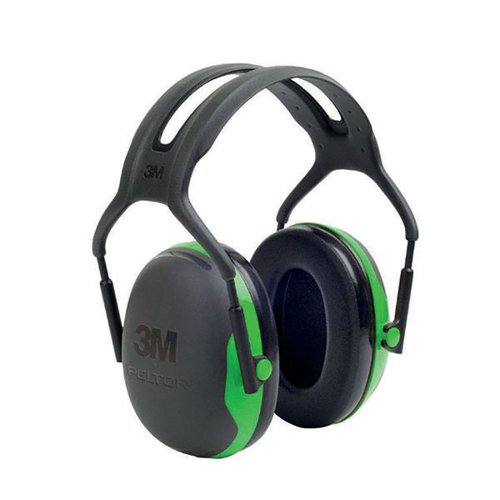 3M Peltor x1 Ear Defenders Headband Green 3M