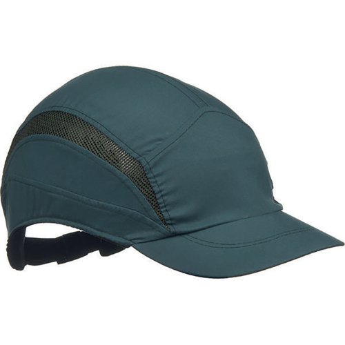 3M Hc24 First Base 3 Cap Black Reduced Peak for increased upwards vision. Timeless look and appeal. Lightweight micro-fibre fabric reduces humidity and permits air circulation. The cap has side mesh ventilation that enhances breathability. Conforms to EN812.