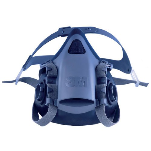 3M 7502 Silicone Half Mask Blue M