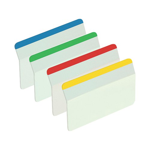 Post-it Index Angled Filing Tabs Assorted (Pack of 24) 686-A1 3M93619 Buy online at Office 5Star or contact us Tel 01594 810081 for assistance