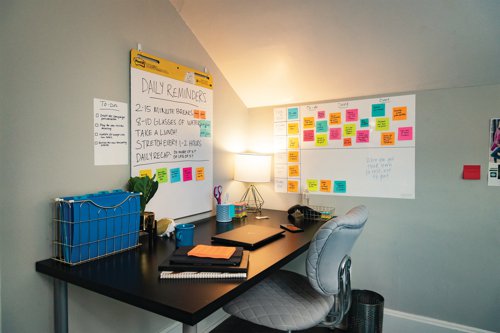 3M97413 | Post-it Easy Erase whiteboard film provides the flexibility to instantly transform work surfaces into a whiteboard, allowing the freedom to write with even a permanent marker without stains. Ideal for collaborative work in the office, classroom and in meetings, the roll can be cut to the size required for a custom whiteboard solution. Supplied in a pack of 6 white rolls each measuring 1219mm x 2420mm.